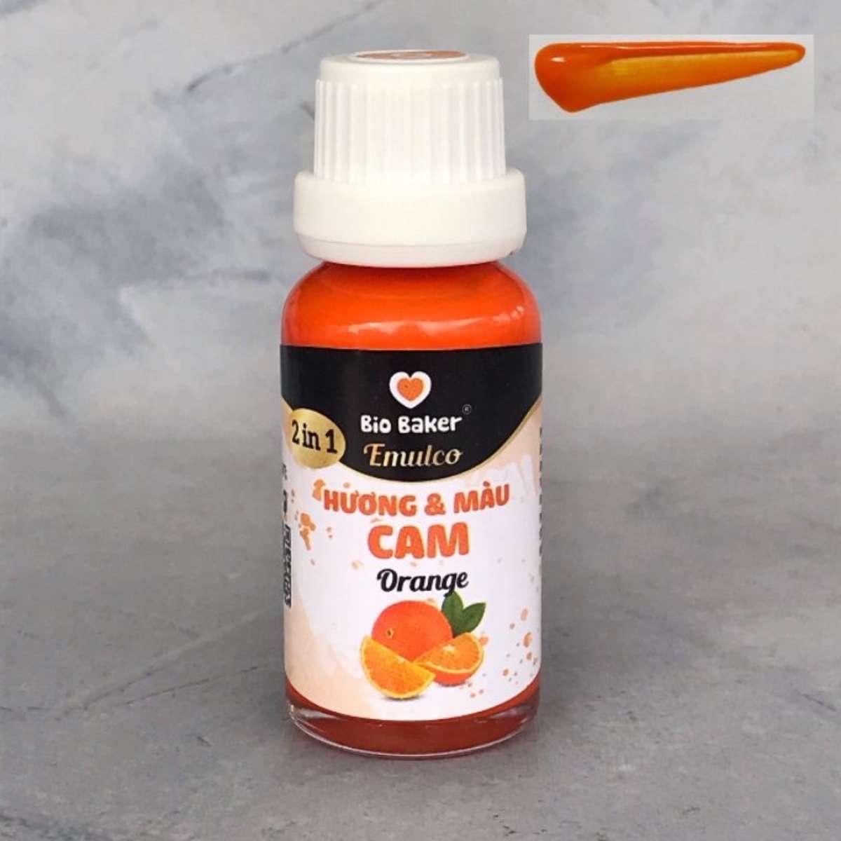 Màu hương liệu thực phẩm cam 20ml